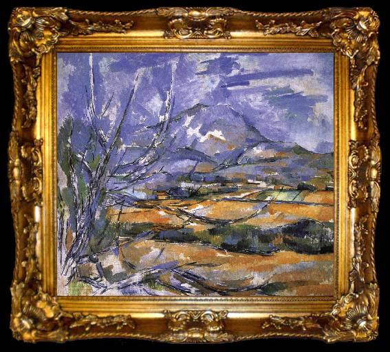 framed  Paul Cezanne St. Victor Hill, ta009-2